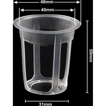 100pcs Plastic Net Pots for Hydroponics
