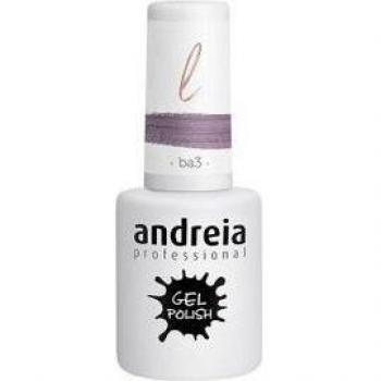 Gel Polish Vernis à Ongles Andreia BA3 – Brillance Rose, Nuances de Gris & Violet (10,5 ml)