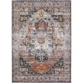 Alfombra de Interior Estilo Abstracto Multicolor 120x170 cm – Atticgo