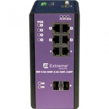 Extreme Networks Switch gestito con 4 porte Poe+ 10/100 e 2 porte 10/100