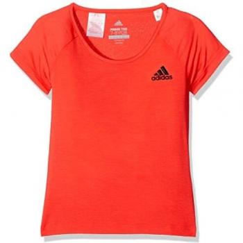 Adidas Prime T-Shirt für Mädchen, Easy Coral/Black, Größe 170