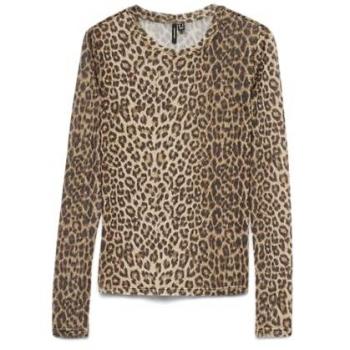 Top Transparent Imprimé Léopard Vero Moda