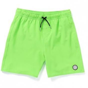 Volcom Lido Electric Green Boys' Boardshorts – 15”