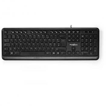 Teclado USB Francés con Diseño AZERTY y Teclado Numérico