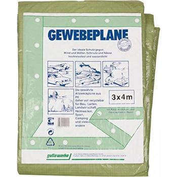 6000 × 10000 mm Gutta-Gewebe, Olivgrün, mit Aluminiumösen