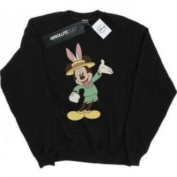 Mickey Mouse Easter Sweatshirt with Easter Bunny