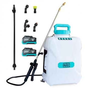 Pulverizador eléctrico 12L con 2 baterías de litio 4.0Ah y lanza de acero inoxidable