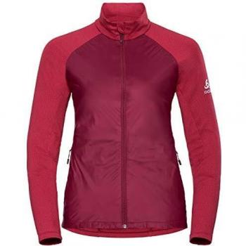 Odlo ML Velocity Element Light Veste de Ski Femme, Rumba Red/Hibiscus, FR : M (Taille Fabricant : M)