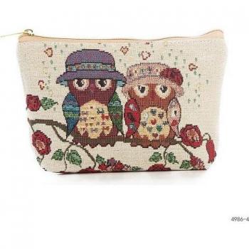 Kleine Eule Make-up Tasche