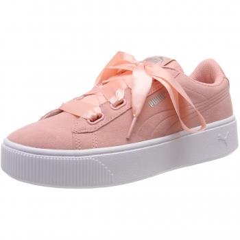 Puma Vikky Stacked Ribbon S Calzature sportive bassa donna Rosa Peach Bud 37.5 EU