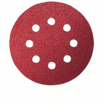 Disques abrasifs Bosch 125 mm G60, auto-agrippants, 8 perforations – Ensemble 5