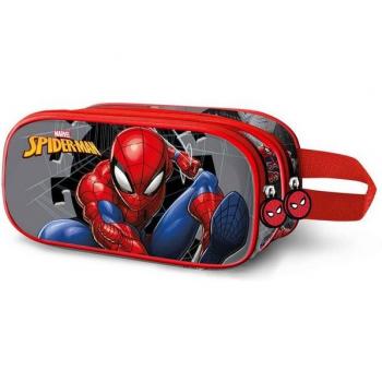 Trousse d’atelier Spiderman en gris – 2 compartiments, unitaire