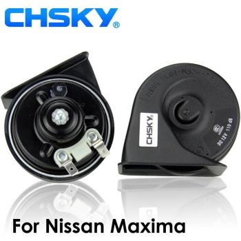 CHSKY Car Snail Horn for Nissan Maxima 2004-Now 12V High-Low Klaxon 110-129dB