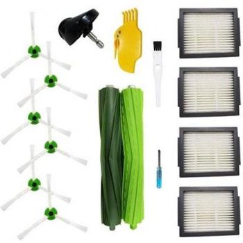 Boîte de 16 éléments accessoires multicolores compatible Roomba i7/i7+/E5/E6/E7
