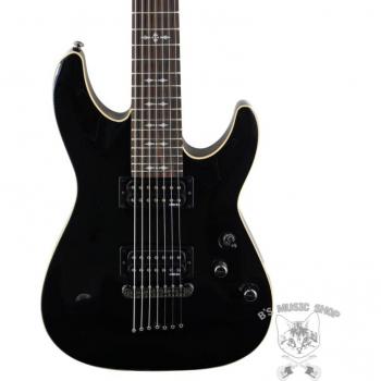 Schecter Black Omen-7 7 Cordes