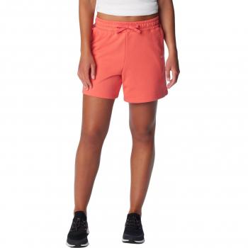 Pantalon short Femme Columbia Trek en tissu Terry rose