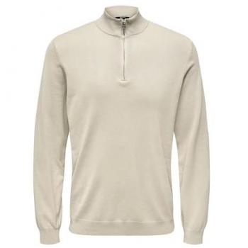 Only & Sons Strickpullover aus Viskose-Mix mit Stehkragen, Größe XXL