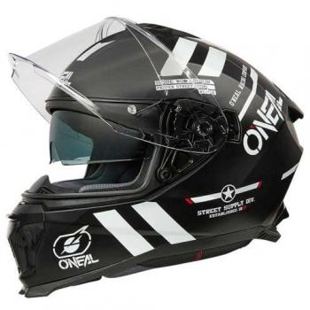Casque Intégral O'Neal Challenger Warhawk Noir-Blanc-Rouge XL