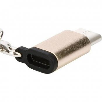 USB‑C a Micro USB Llavero Protector