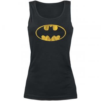 Sudadera sin mangas femenina con insignia Batman del Liga