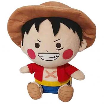 Peluchín Monkey D. Luffy 20 cm, Licencia Oficial y Textura Suave