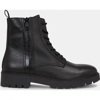 Calvin Klein Men's Black Lace-Up Ankle Boots