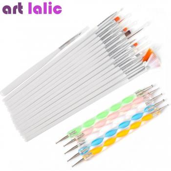 Coffret de stylos à ongles, 20 pièces pour décoration