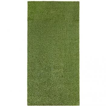 Outsunny Kunstrasen für Balkon und Terrasse, 300 x 133 x 2 cm, weicher Flor, Grün