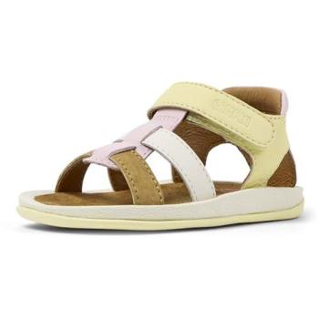 Camper Bicho Children’s Brown‑Pink‑White Sandals Pack (Size 23)