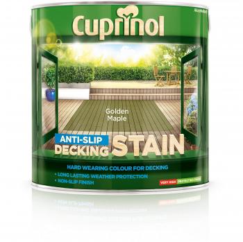 Cuprinol Anti-Slip Decking Stain GOLDEN MAPLE 2.5 Litre