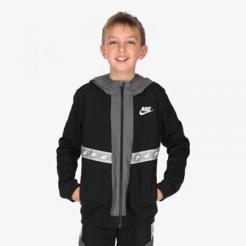 Nike Boys' Full Zip Sweatshirt Black / Iron Grey / Lt Smoke Grey / White 10-12 Years