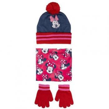Cerda Disney Minnie Maus Mütze und Schal Set
