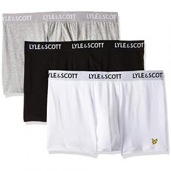 Lyle & Scott Herren Unterwäsche Trunks, 3er Set