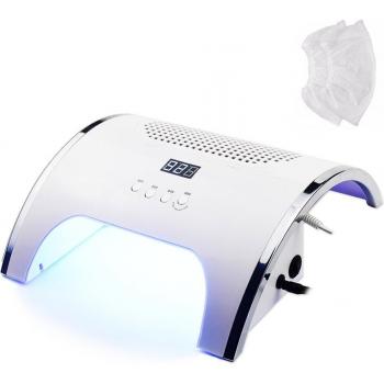 3-in-1 Nail Art Machine: Dust Vacuum, Electric Drill & UV Lamp