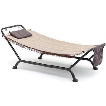 Amaca Bali Beige Giardino Mare Sdraio Lettino My Garden 230x98x0.1 cm