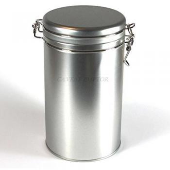 Tetera Lata Plata Boxance, Diseño Circular