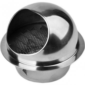 304 Stainless Steel Round Wall Vent 4 Inch