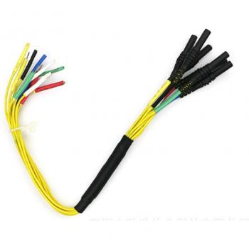 Fils de dérivation 6 voies Hantek pour oscilloscope automobile HT306, 4 dimensions disponibles