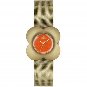 Orla Kiely Quarz Uhr mit vergoldetem Armband OK4050