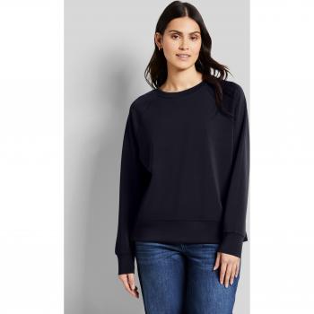 Sweatshirt in Marine von Bugatti, gefertigt aus elastischer Modalware