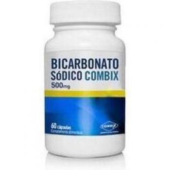 Bicarbonato Sódico Combix 500 mg 60 Cápsulas
