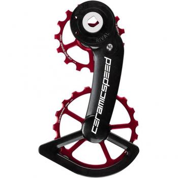 Patte de dérailleur OSPW Coated Rouge pour SRAM RIVAL AXS