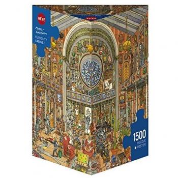 Triangulares Curiosity Cabinet von Heye – 1500 Puzzleteile & Poster