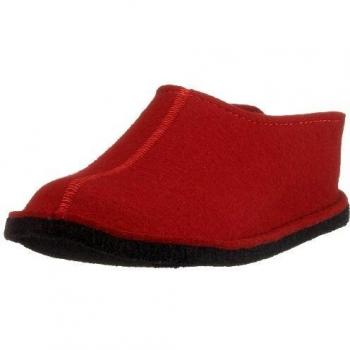 Haflinger Wollfilzpantoffeln Flair Smily, Unisex, Rubin