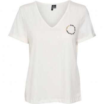 T-Shirt Vero Moda Heart per bambina con scollo a V