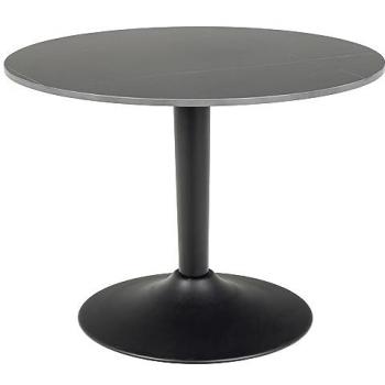Table Basse Ronde Hellin 60cm en Céramique Noire