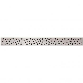 Grille de Drainage Douche Linéaire 85 cm Inox Mat BUBLE-850M