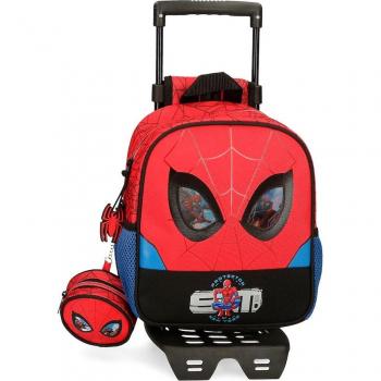 Mochila Spiderman para Niños con Carro y Porta Chupete