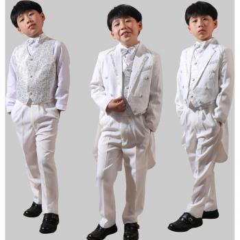 Boys' Wedding Party White Suit Set