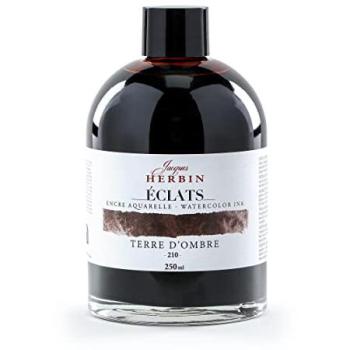 Encres aquarelles Eclats Jacques Herbin, 250 ml, Brume marine
